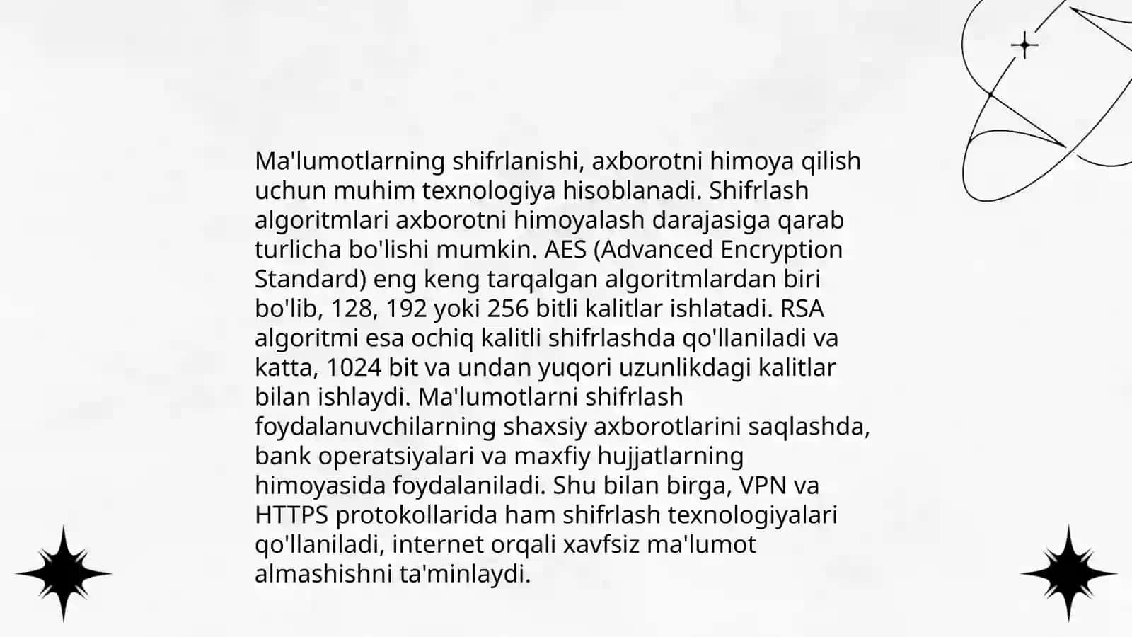 Axborot xavszligi va ishonchliligi 4