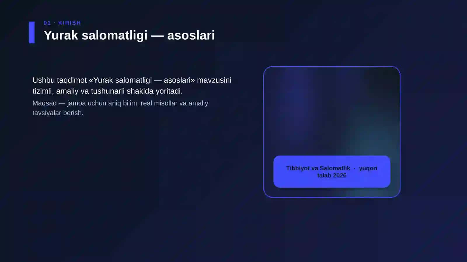Yurak salomatligi — asoslari 4