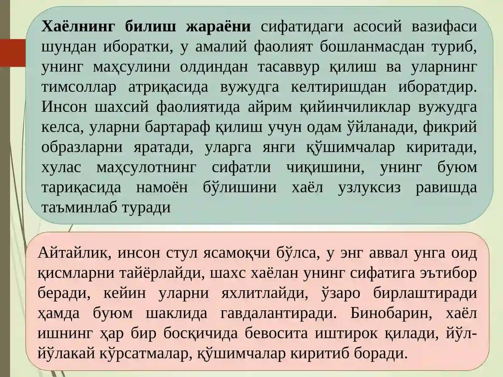 XAYOL VA XOTIRA 4
