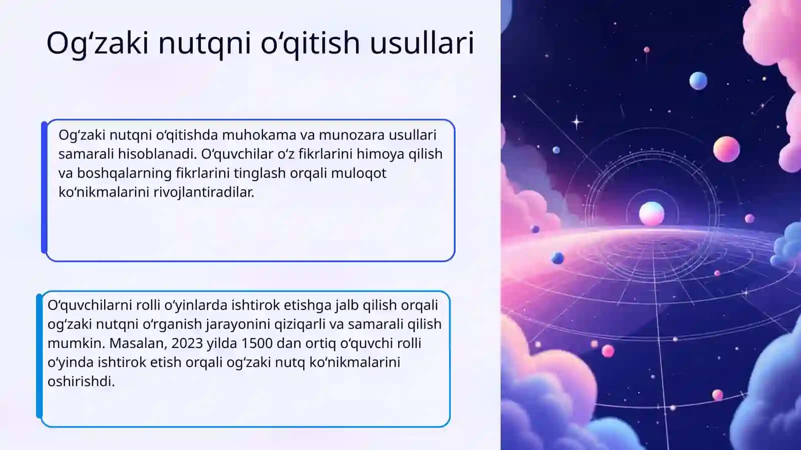 ONA TILI DARSLARIDA OG‘ZAKI VA YOZMA NUTQNI O‘STIRISH 4