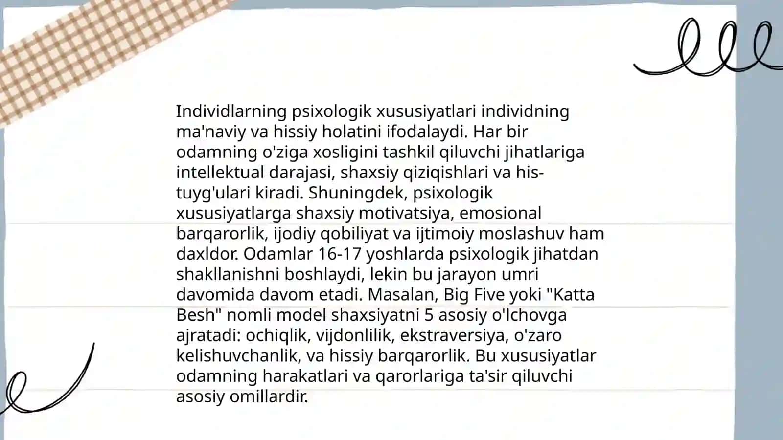 Xarakter- shaxsning individual psixologik xususiyati sifatida 4