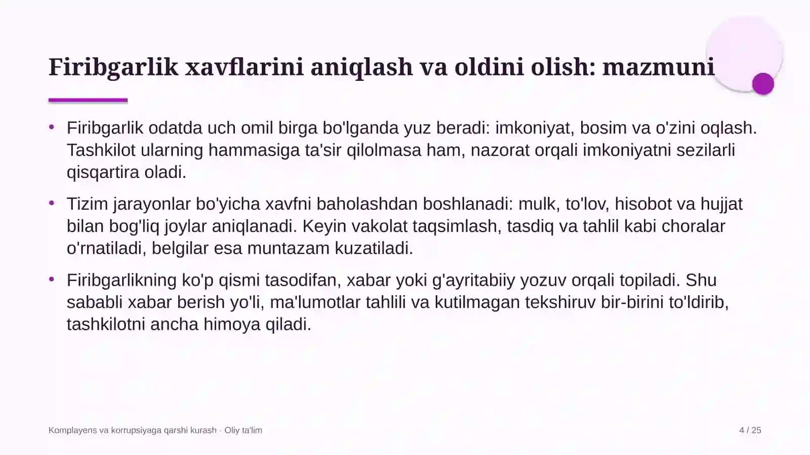 shakar sanoatida firibgarlik xavflarini aniqlash va oldini olish 1912 4