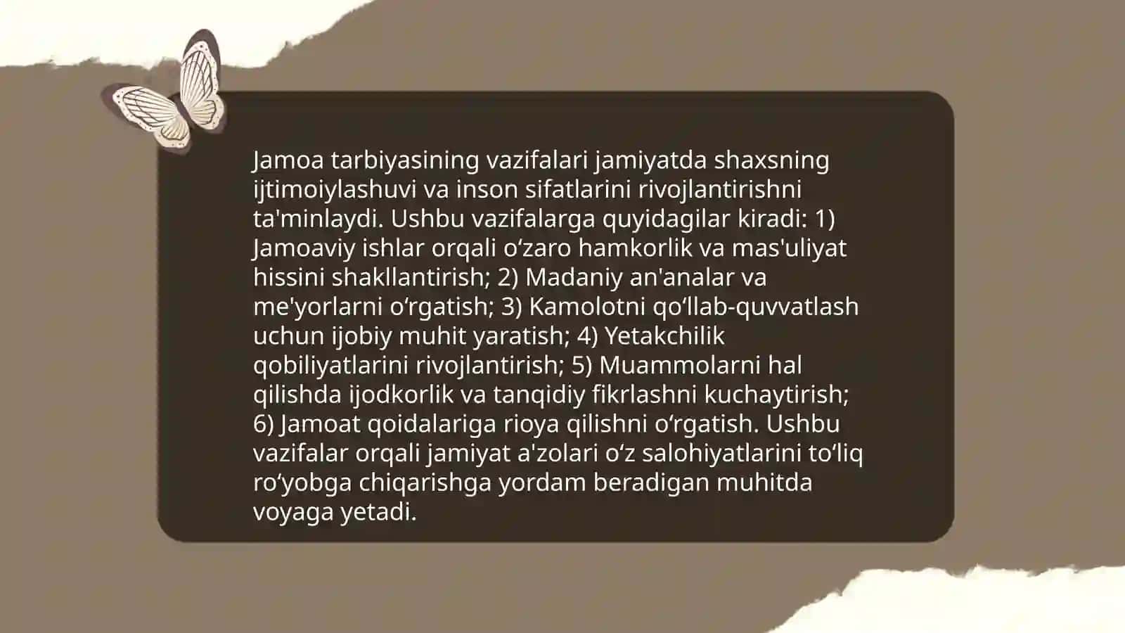 Jamoa tarbiya obyekti va subyekti 4