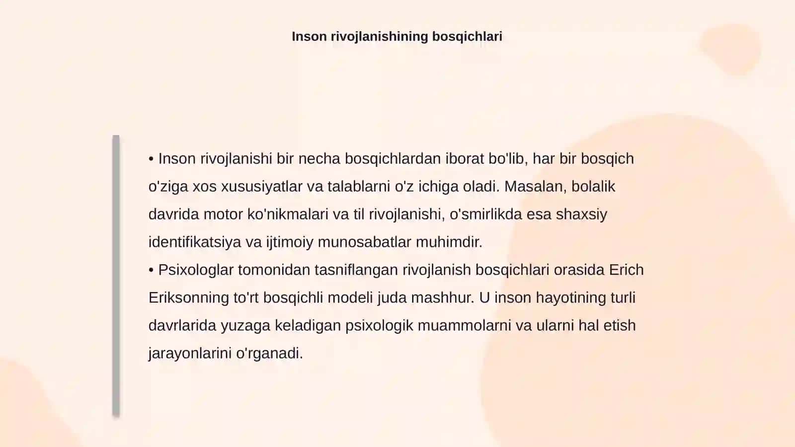 Rivojlanish psixologiyasi predmeti 4