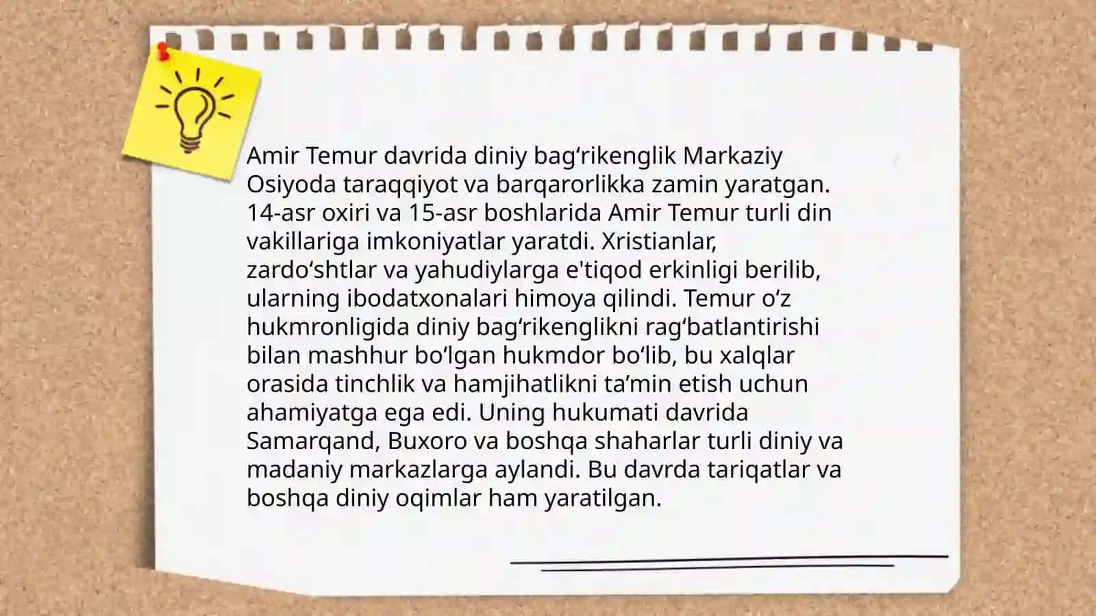 Oʻzbekistonda diniy bagʻrikenglikning tarixiy ildizlari 4