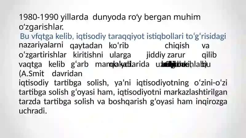 Bozormunosabatlariga o‘tishning milliy modeli: evolyutsiyasi, xususiyatlari va ustuvor yo‘nalishlari 4