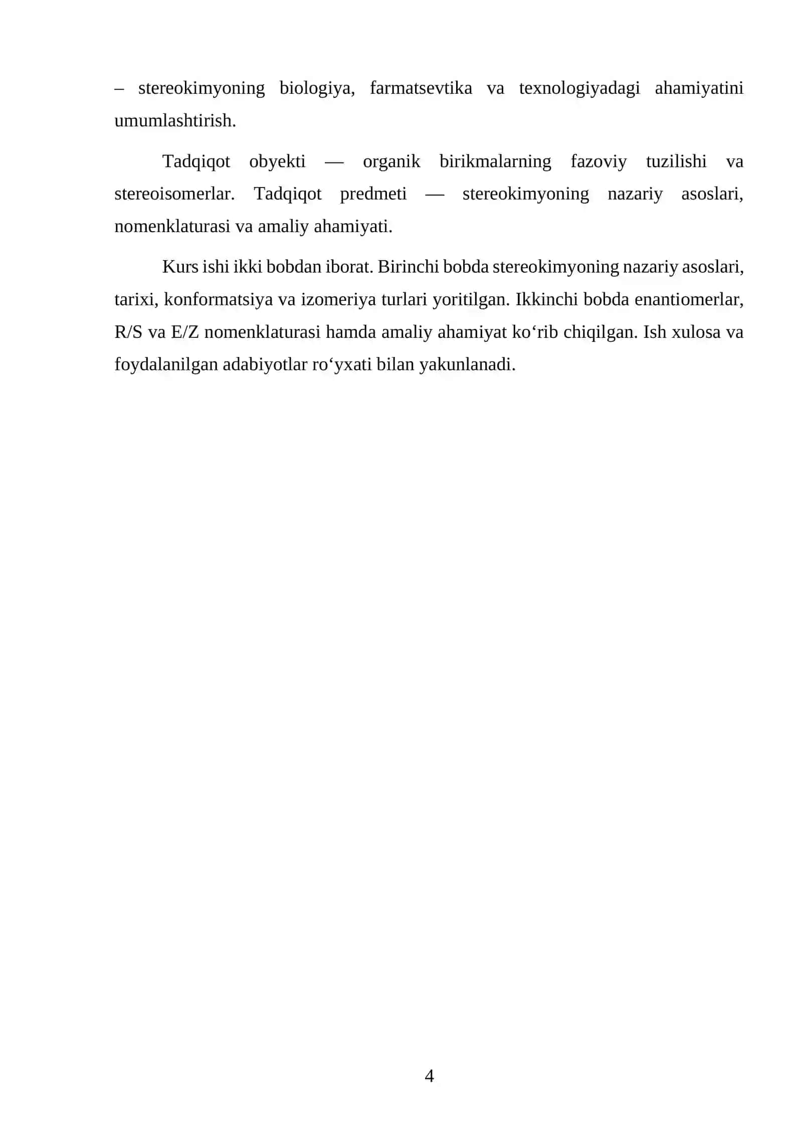Stereo kimyo asoslari 4