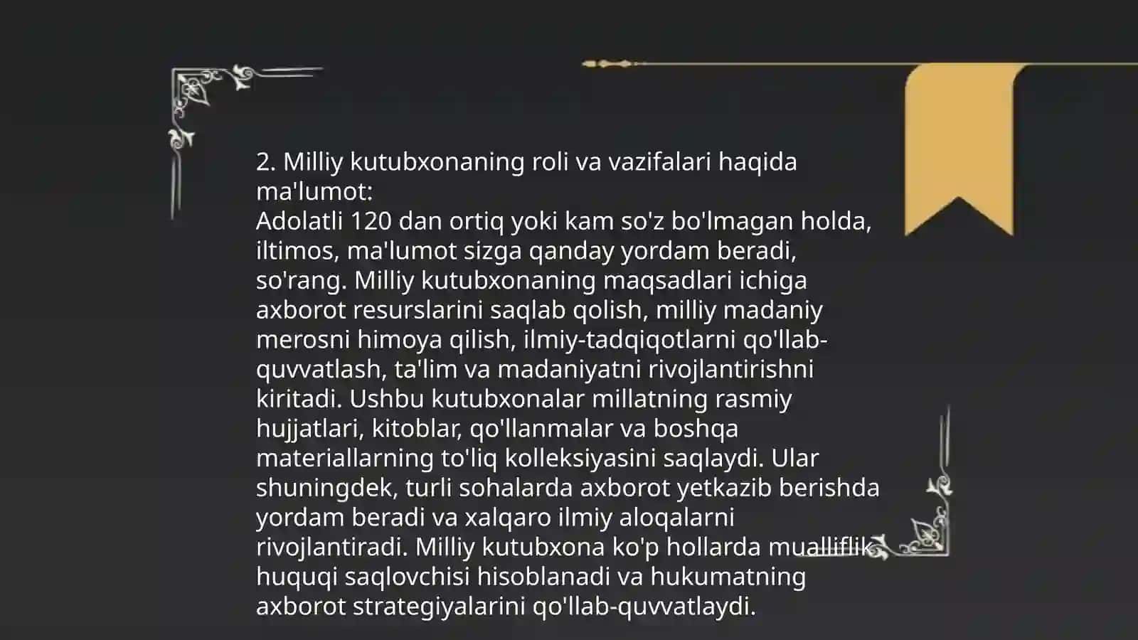 O'zbekistonda soha adabiyotlarini shakllantiruvchi kutubhonalar faoliyati 4