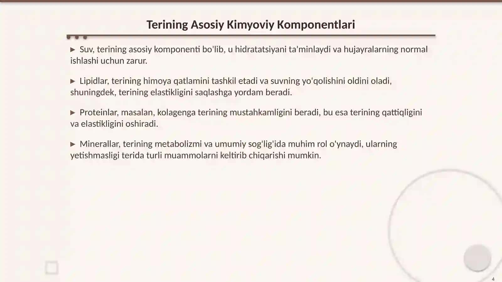 Terining Kimyoviy Tarkibi va Uni Saqlash 4