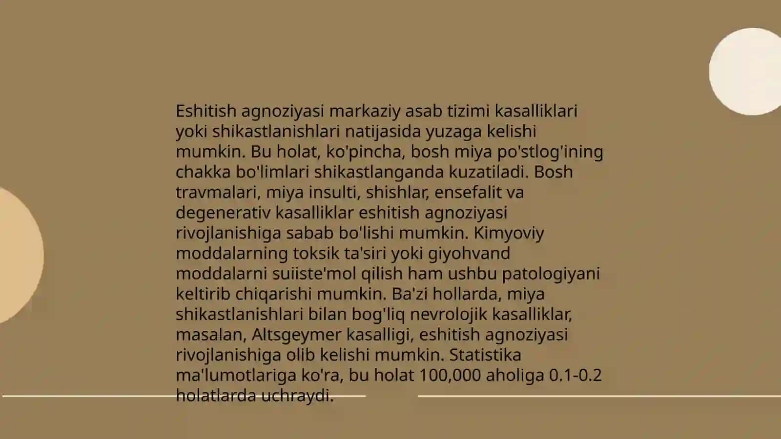 Eshitish agnoziyasi 4