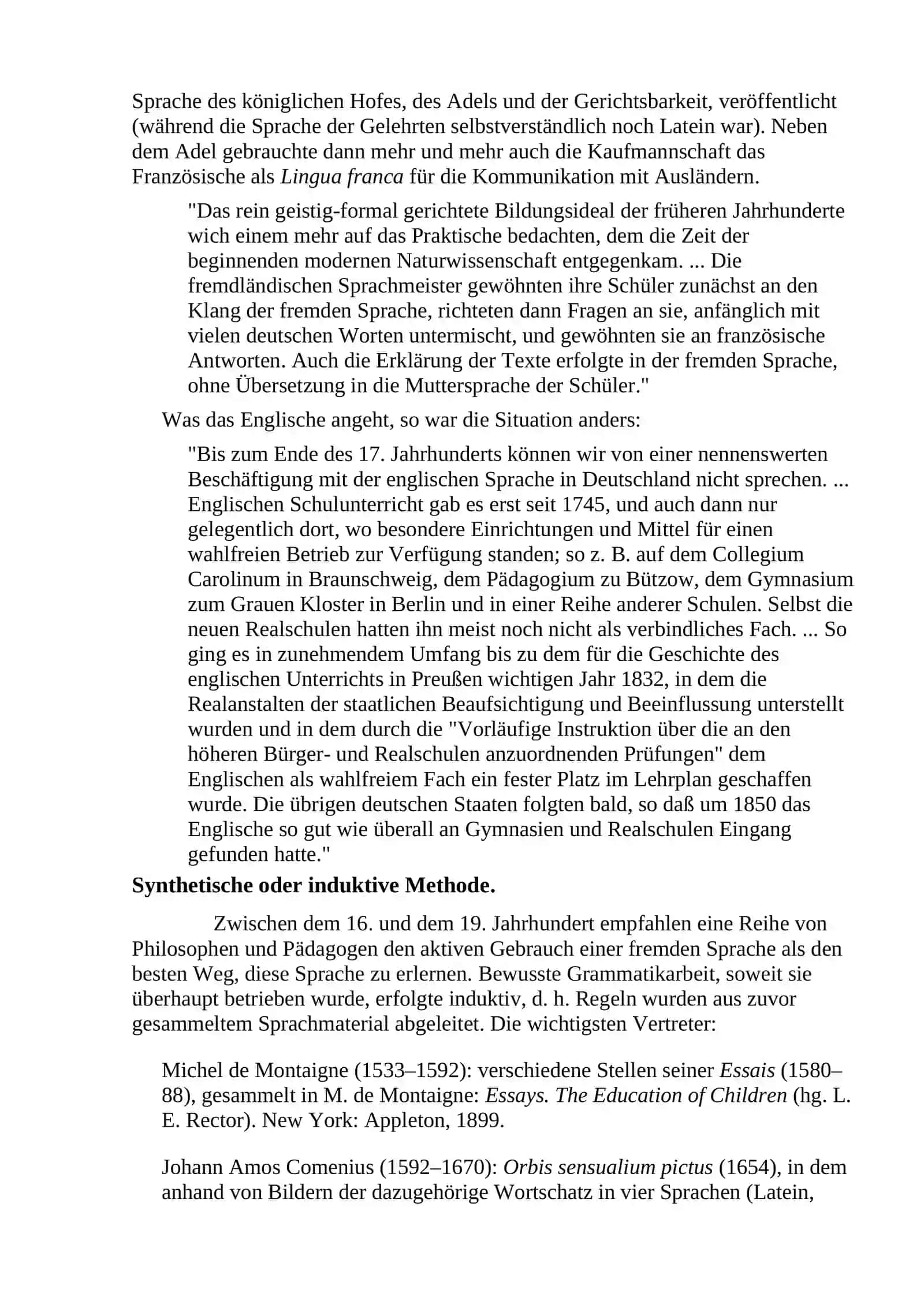 Methodengeschichte des Fremdsprachenunterrichts 4