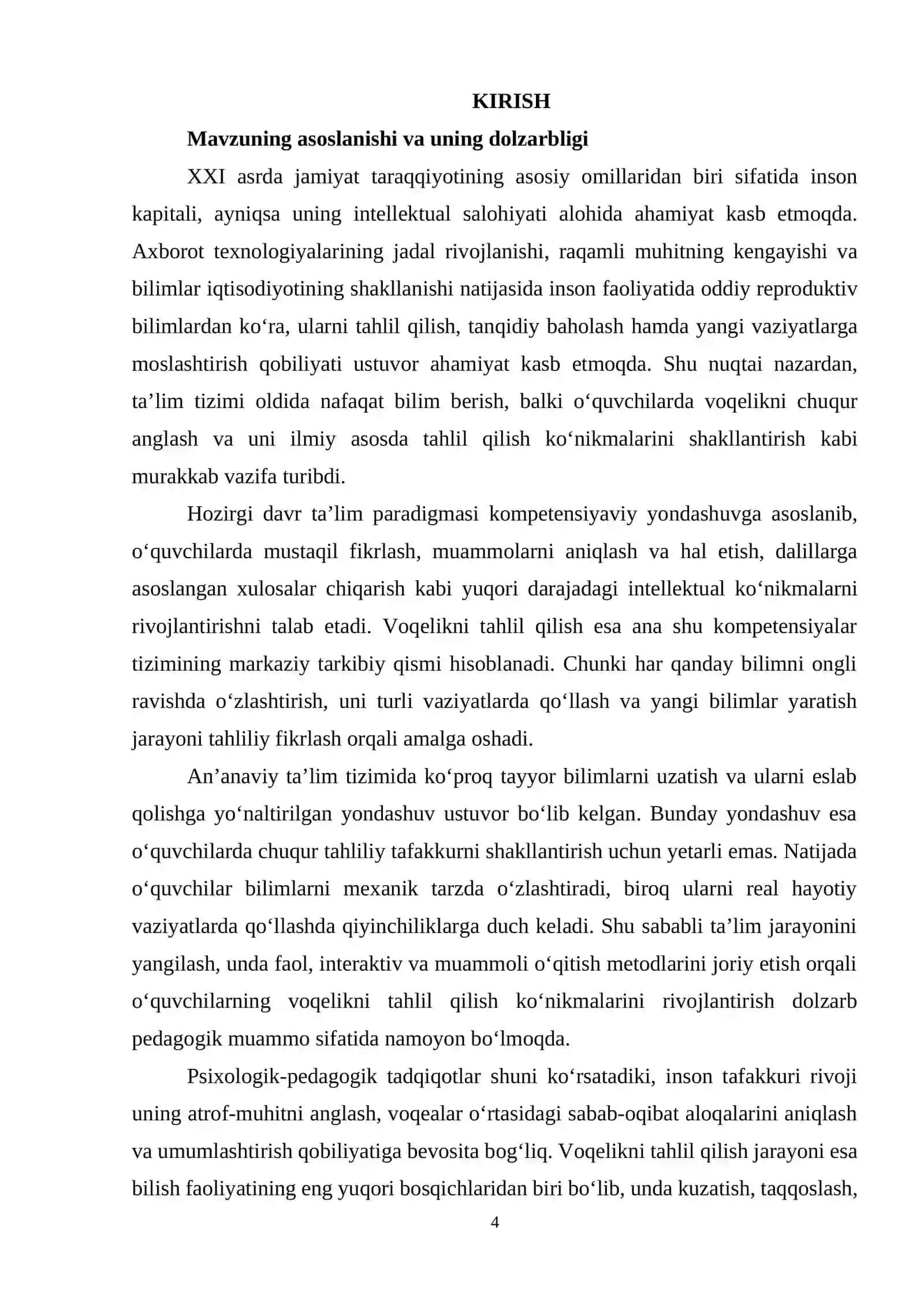 O‘quvchilarda analitik va tanqidiy tafakkurni shakllantirish nazariyalari 4