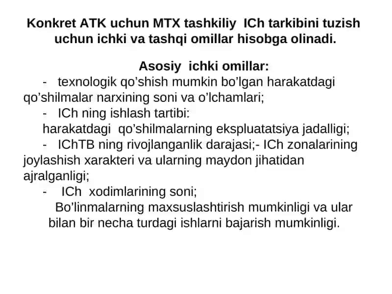 Texnik tizimlarning ishlab chiqarish 4