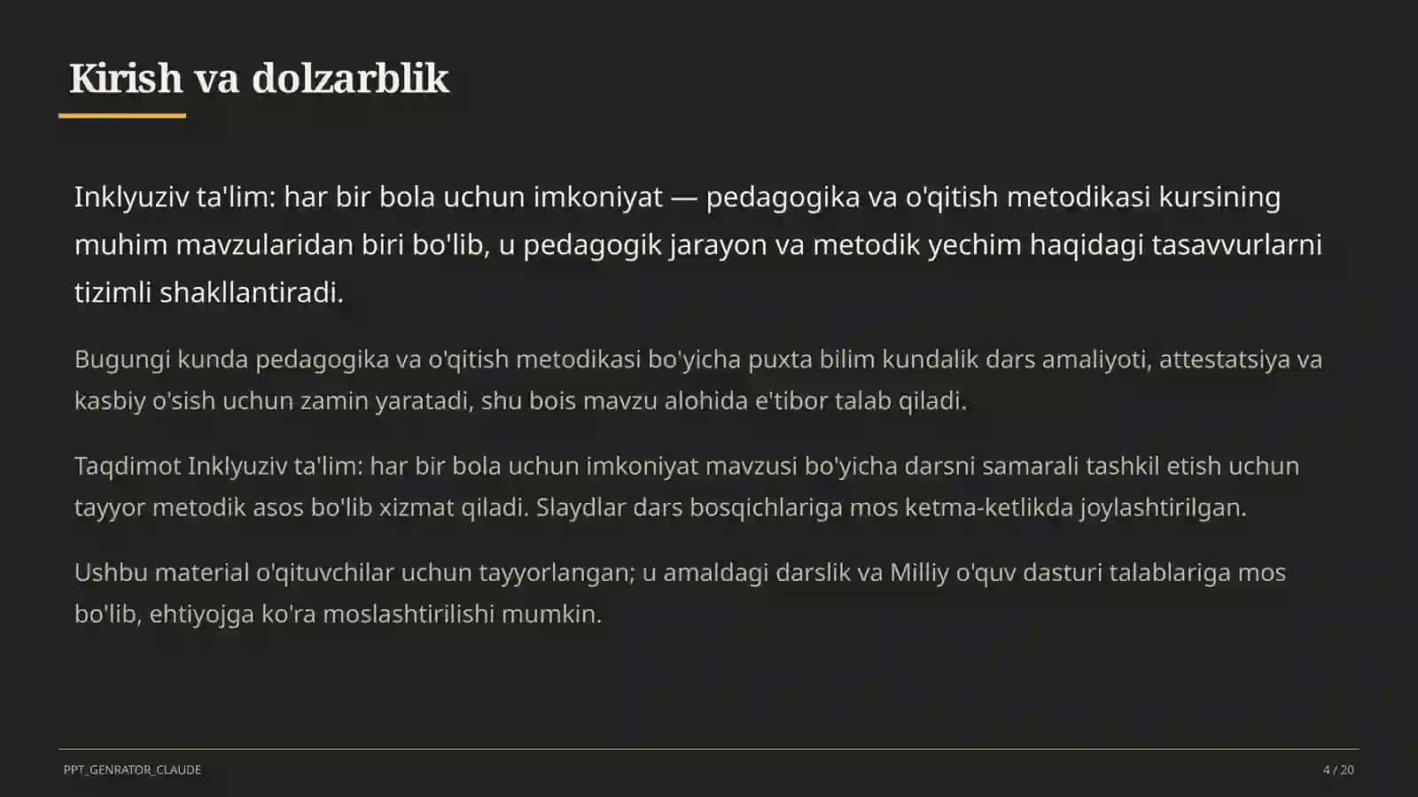 Inklyuziv ta'lim: har bir bola uchun imkoniyat 4