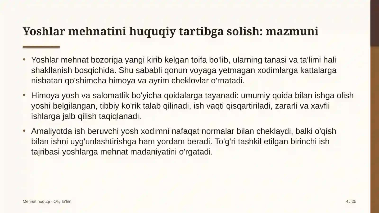 savdo markazlarida yoshlar mehnatini huquqiy tartibga solish 1667 4
