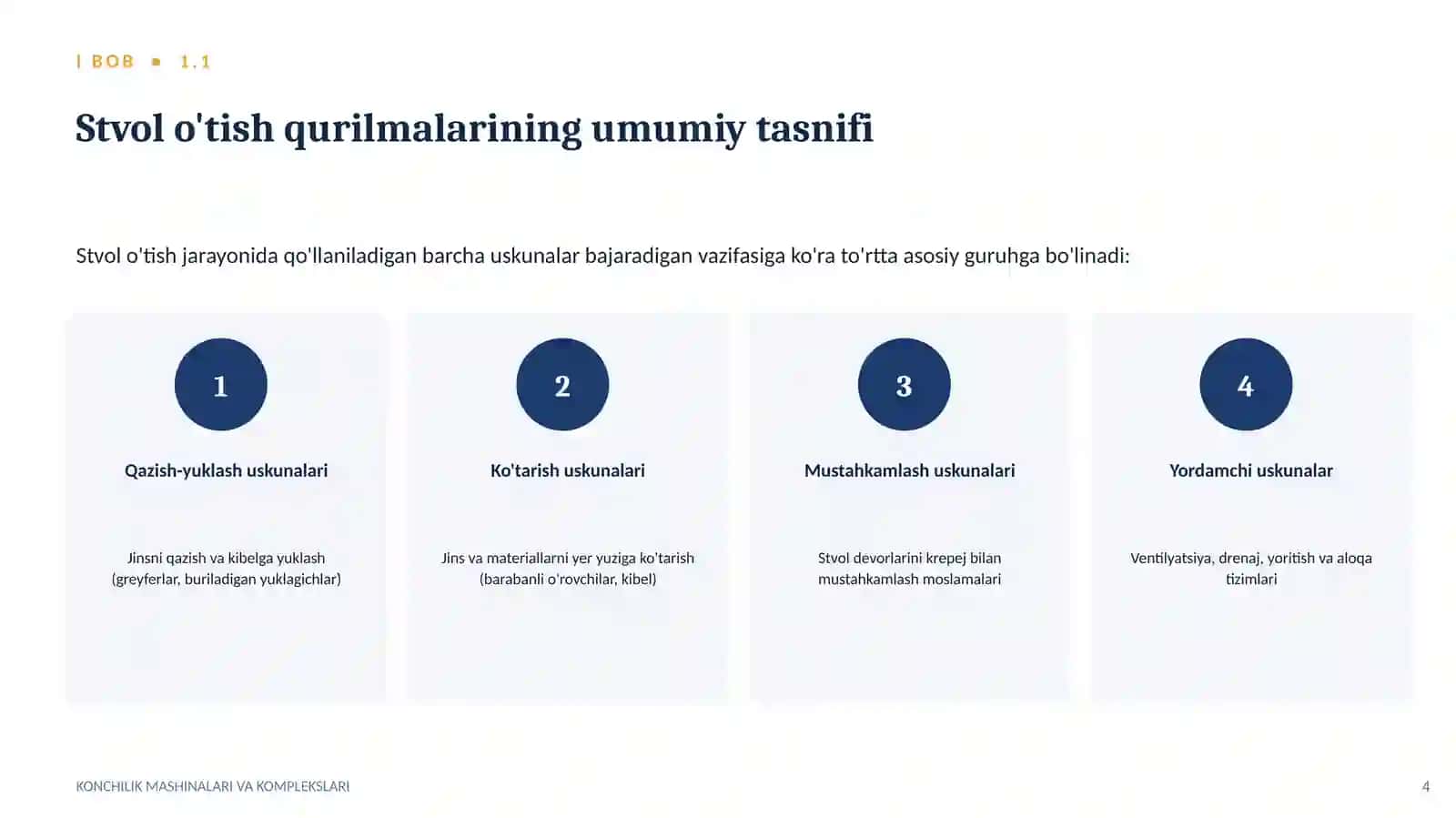Konchilik mashinalari va komplekslari 4