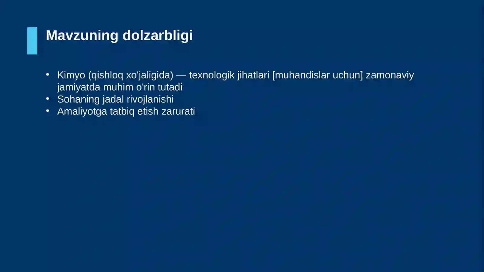 Kimyo (qishloq xo'jaligida) — texnologik jihatlari [muhandislar uchun] 4