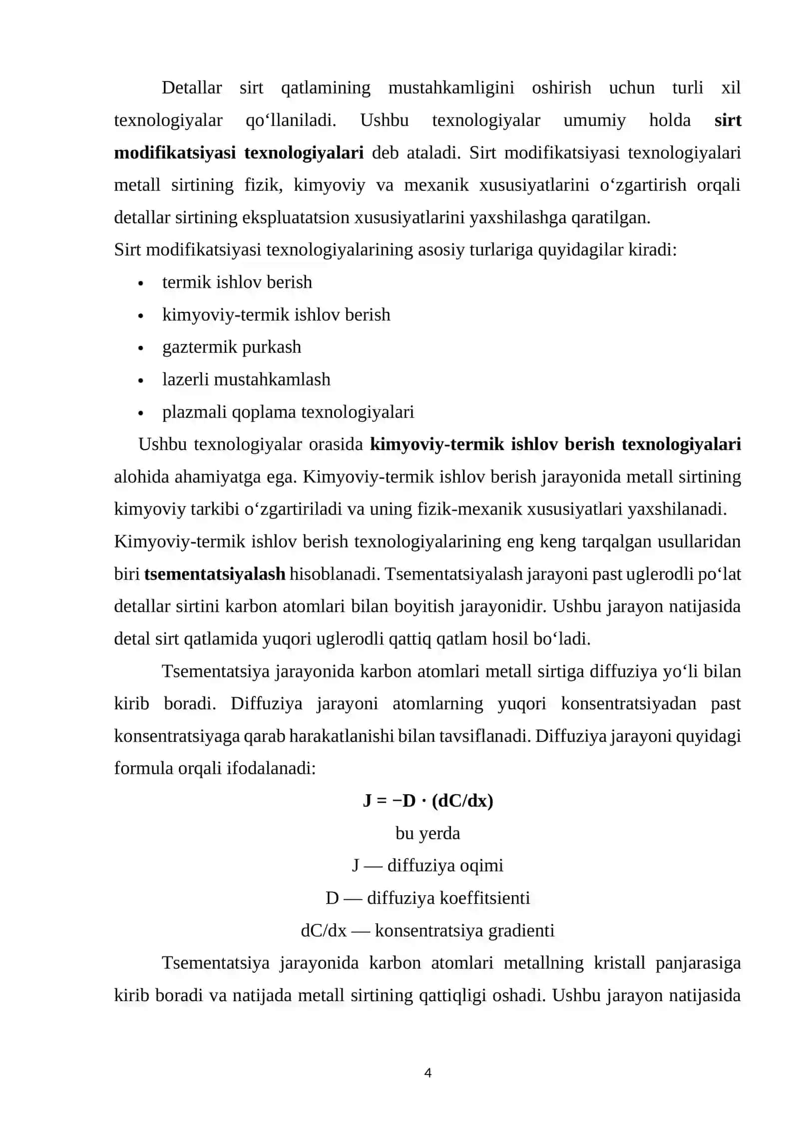 DETALLAR SIRTINI TSEMENTATSIYALASH 4