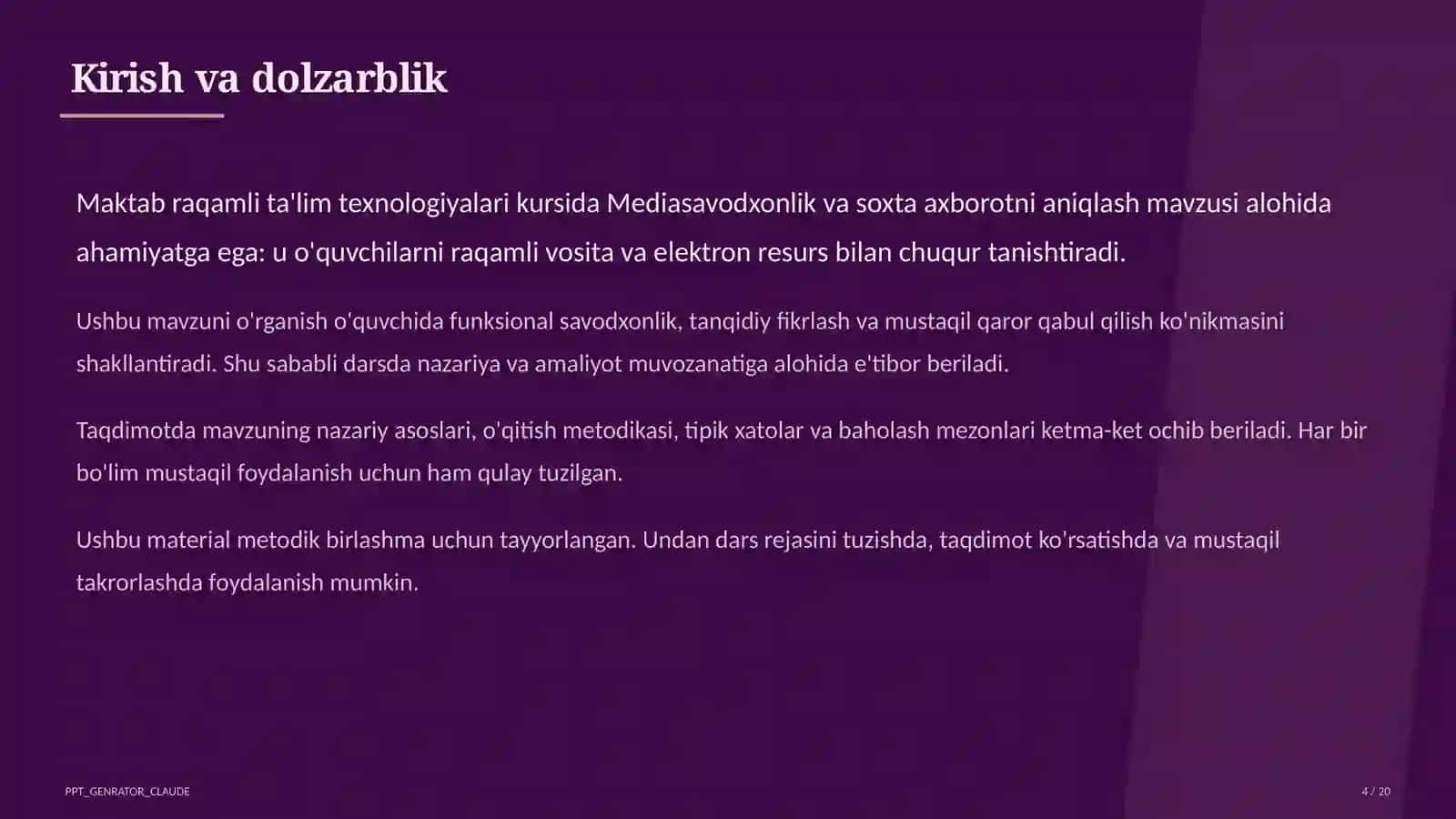 Mediasavodxonlik va soxta axborotni aniqlash 4