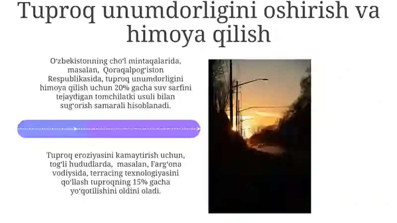 Atrof-muhitni muhofaza qilish texnologiyalarini joriy etish 4