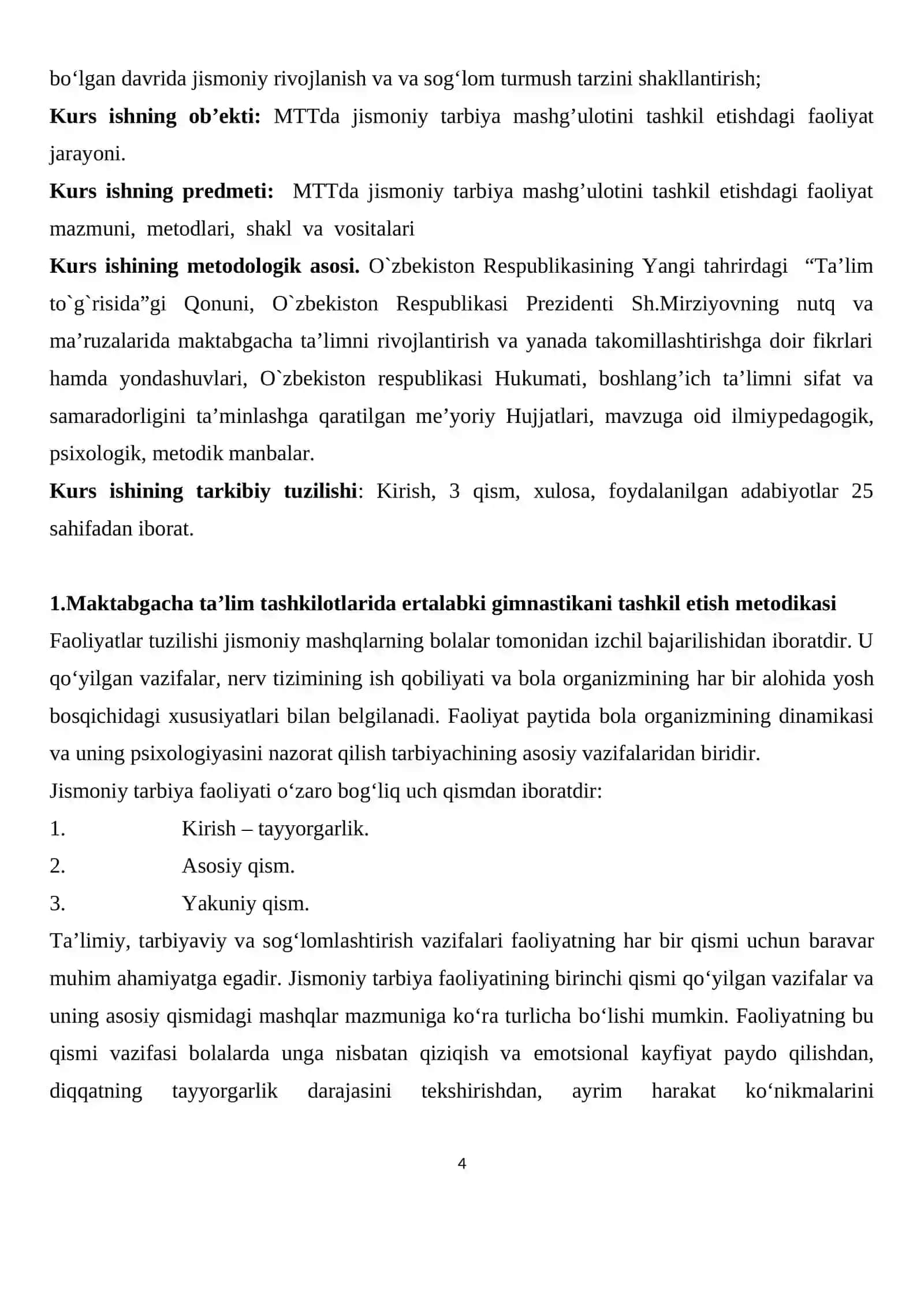 MAKTABGACHA TA'LIM TASHKILOTLARIDA JISMONIY TARBIYANI TASHKIL ETISH 4