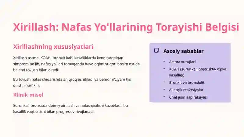 Qo'shimcha Nafas Tovushlari 4