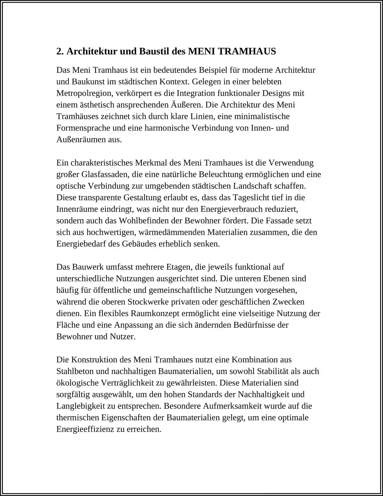 MENI TRAMHAUS 4