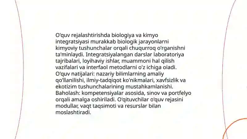 Biologiya fanlaridagi integratsion jarayonlar va uning talimdagi ahamiyati 4