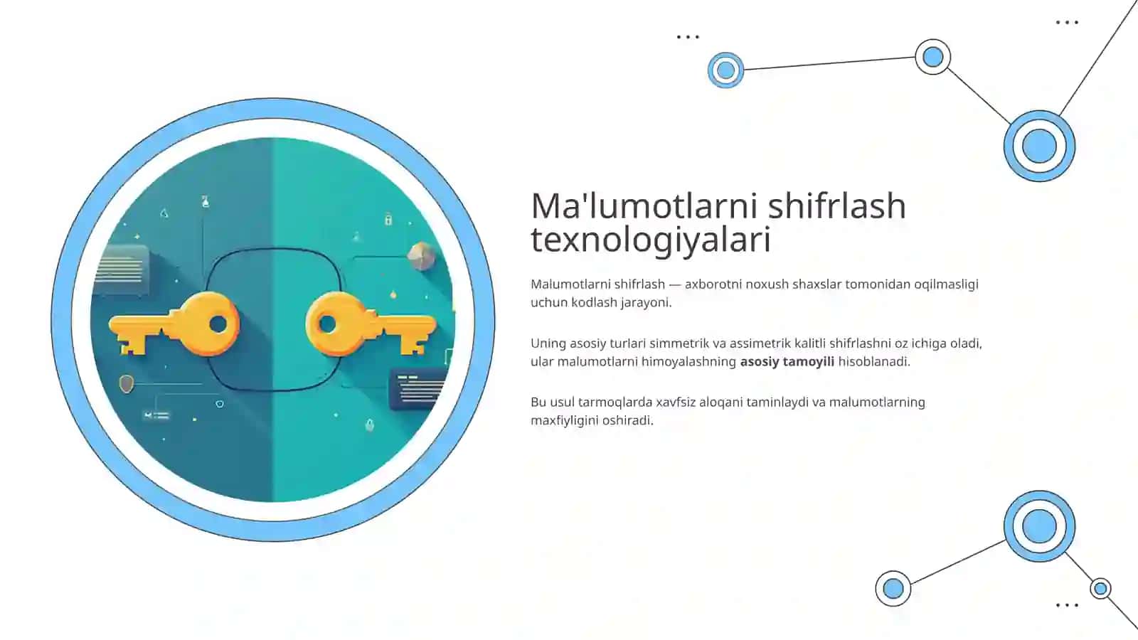 Kompyuter tarmoqlarida axborotning maxfiyligini ta’minlash usullari 4