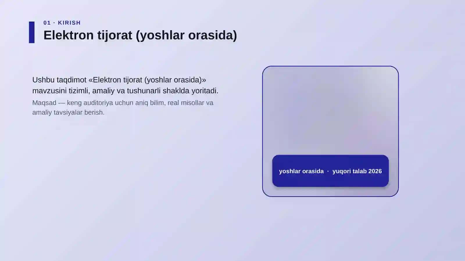Elektron tijorat (yoshlar orasida) 4