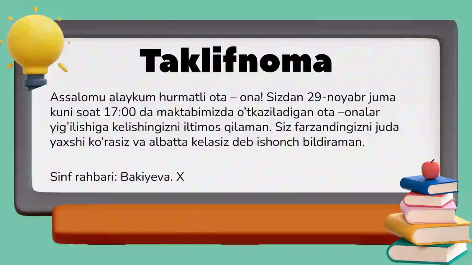 Ota-onalar majlisini o'tkazish bo'yicha tavsiyalar 4
