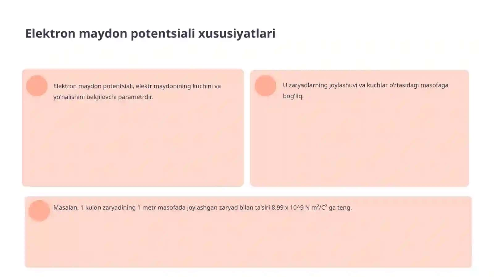 Elektron maydon potentsiali 4
