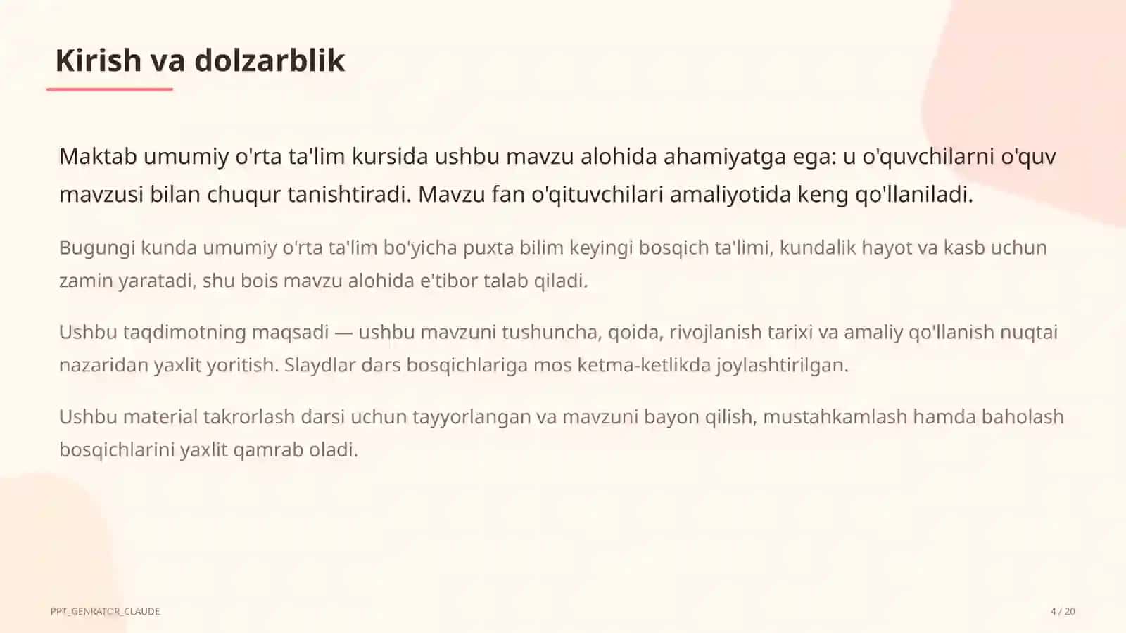 Ekologik ta'lim: iqlim o'zgarishi, suv tejash va chiqindilarni saralash 4