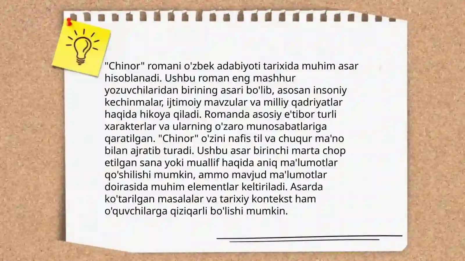 Asqar Muxtorning Chinor romanining syujet va kompozitsiyasi 4