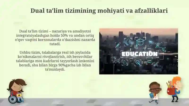 Profissional ta'limda dual o'qitish tizimini tadbiq qilish istiqbollari 4