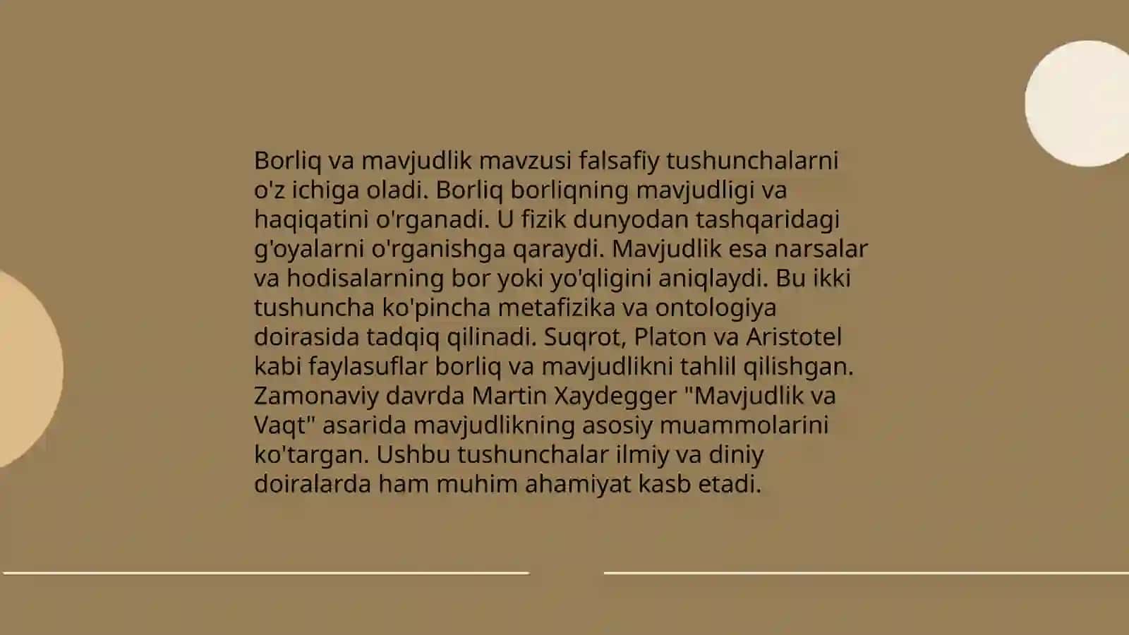 Ontologiya va tabiat falsafasi 4