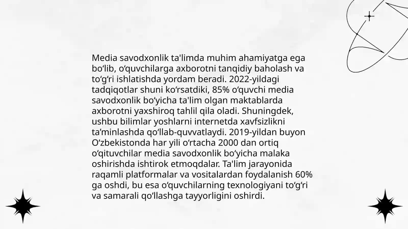Media savodxonlikning maqsadi, mazmun va mohiyati 4