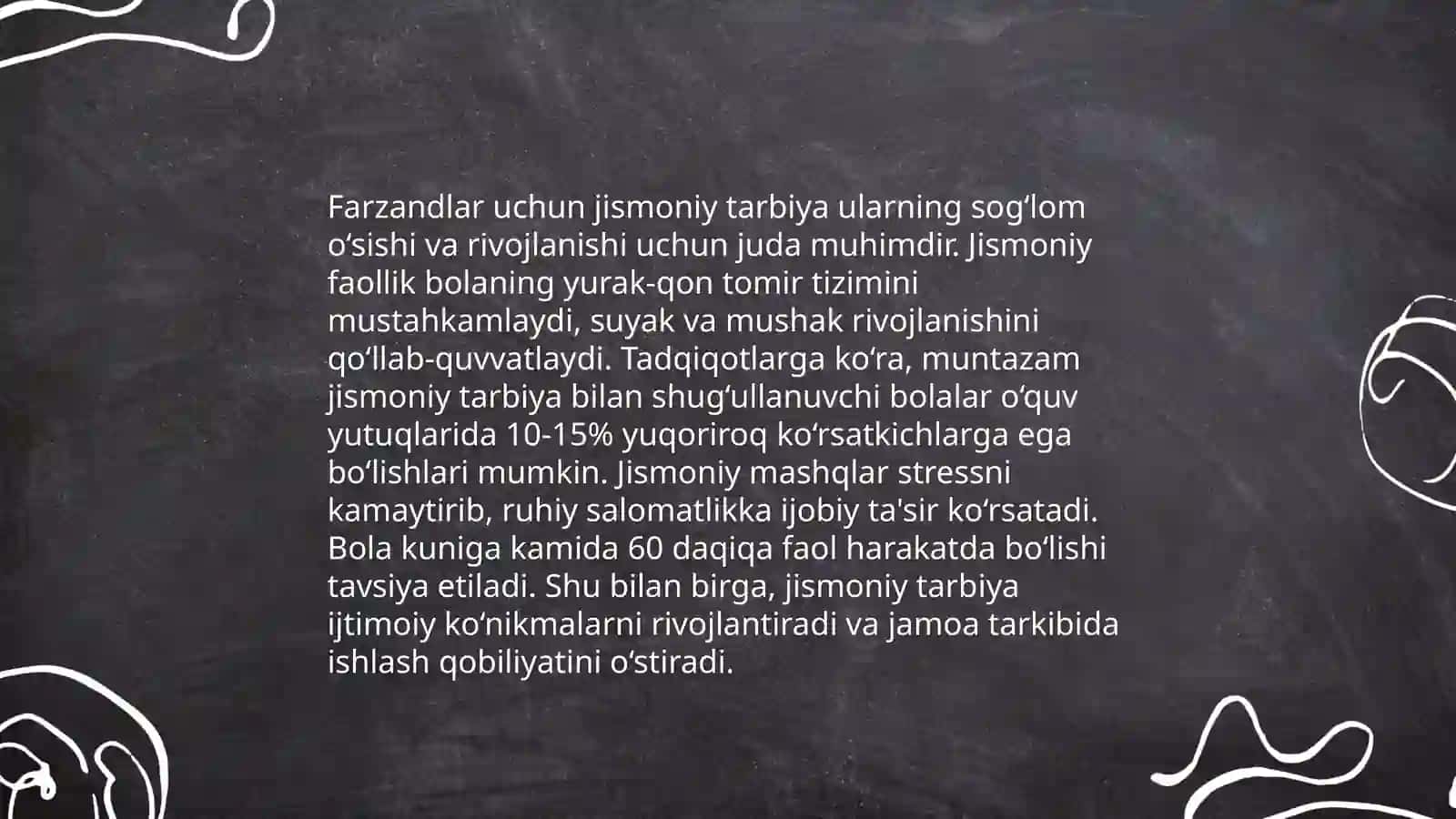 Oilada jismoniy tarbiya berish 4