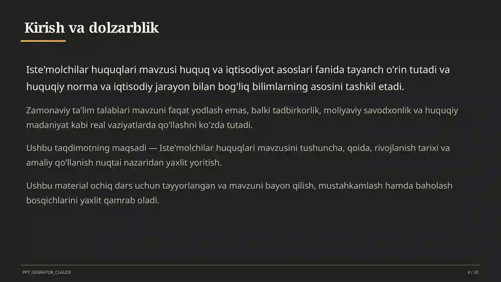Iste'molchilar huquqlari (10-sinf) 4