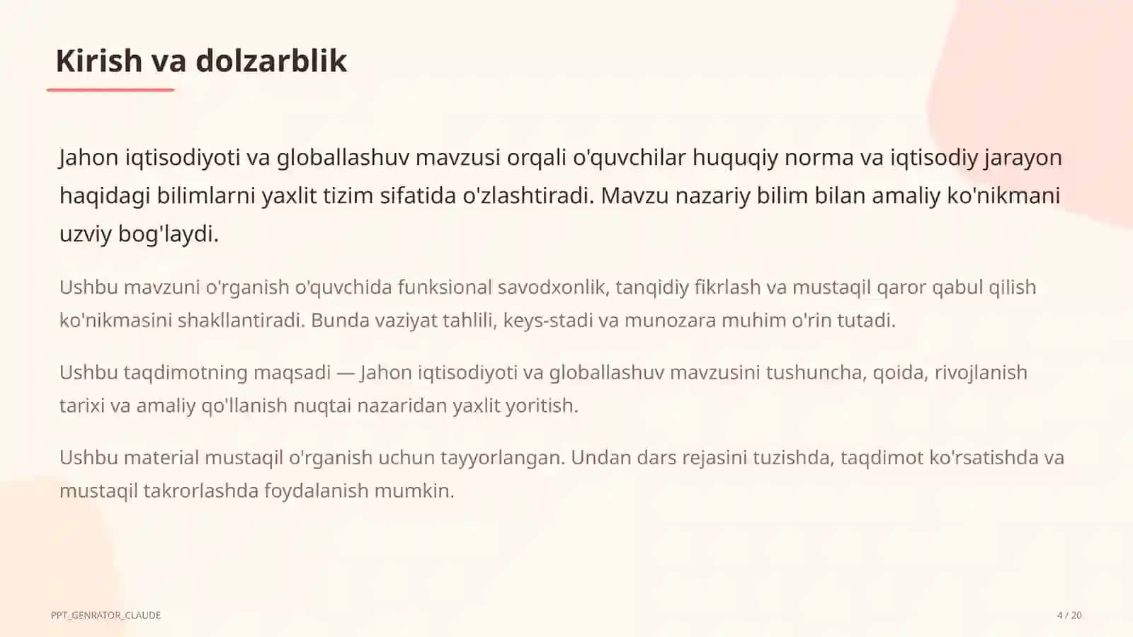 Huquq va iqtisodiyot asoslari (9–11) 4