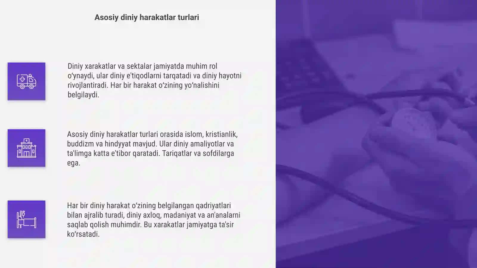 Diniy xarakatlar va sektalar 4