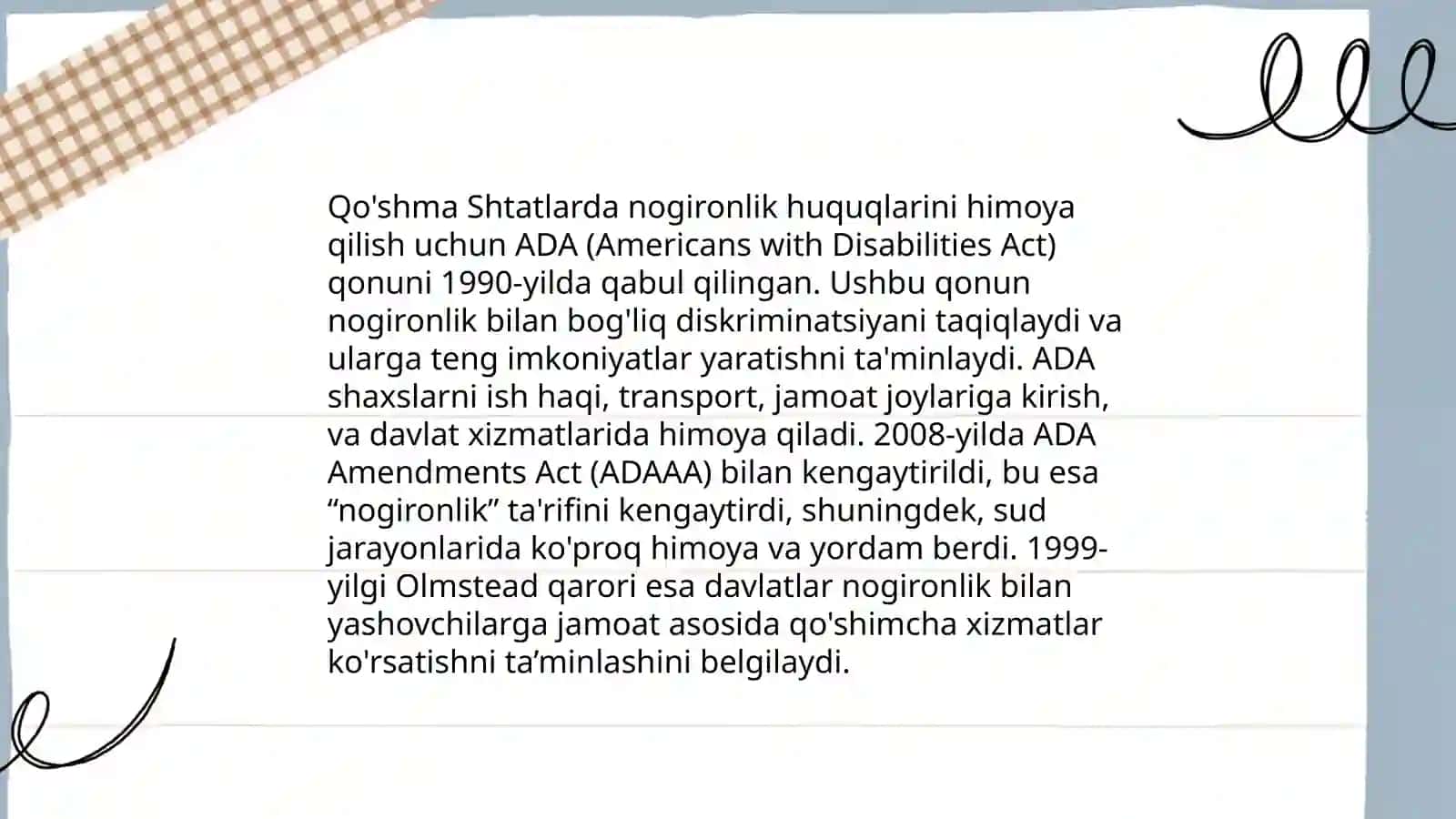 Nogironlikka ega bolgan insonlarni himoya qilishning xorijiy tajribasi 4