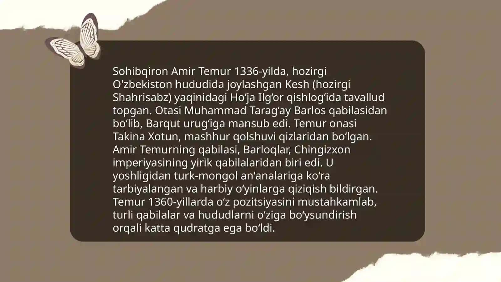 Temur va Movarounnahr tarixi 4