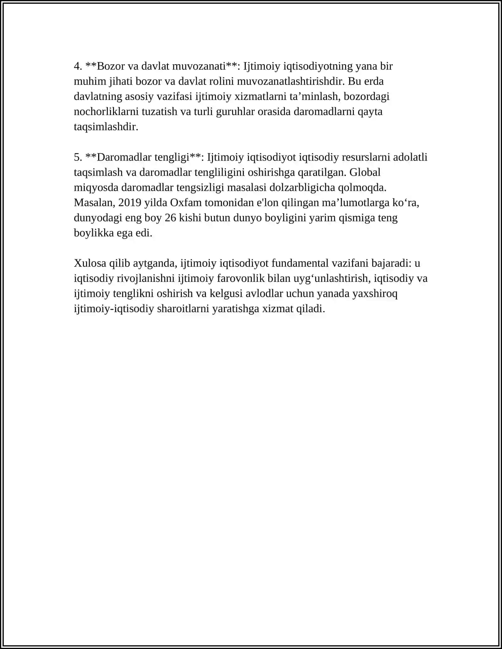 JAMIYAT VA IQTISODIYOT. IJTIMOIY IQTISODIYOTNING PREDMETI 4