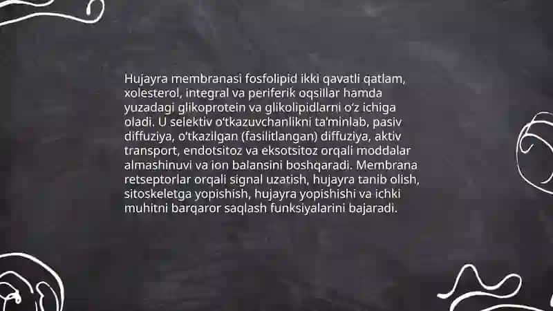 Odam tana qismlari tuzilishi va funktsiyalari 4