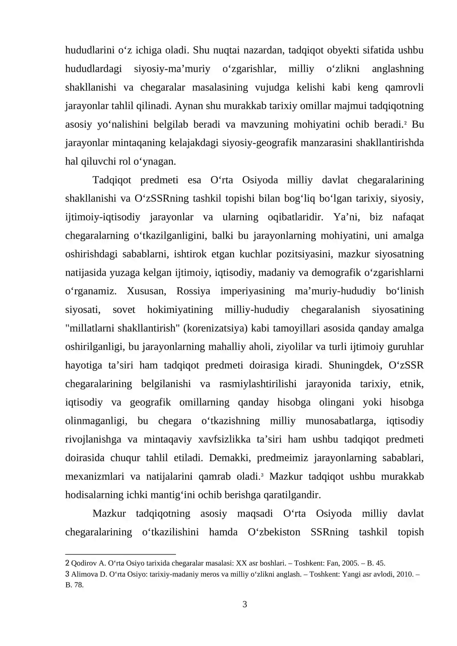 O'rta Osiyoda milliy davlat chegaralanishining o'tkazilishi va uning oqibatlari. O'zSSRning tashkil topishi 4