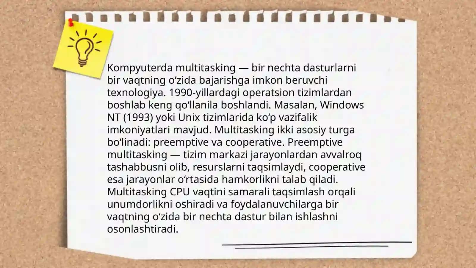 Ko'p vazifali jarayon 4