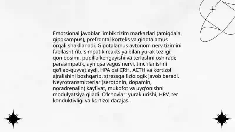 Emotsional taʼsirlarga javob berish va uning har xil turlari xarakteristikasi 4