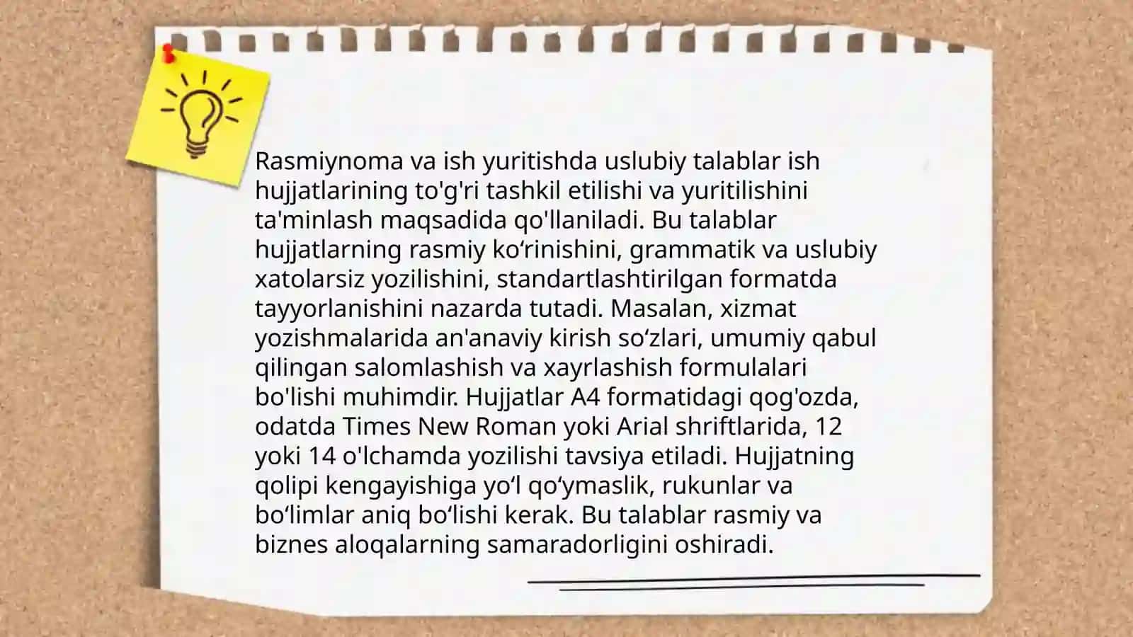Ish yuritish tili va uslubi 4