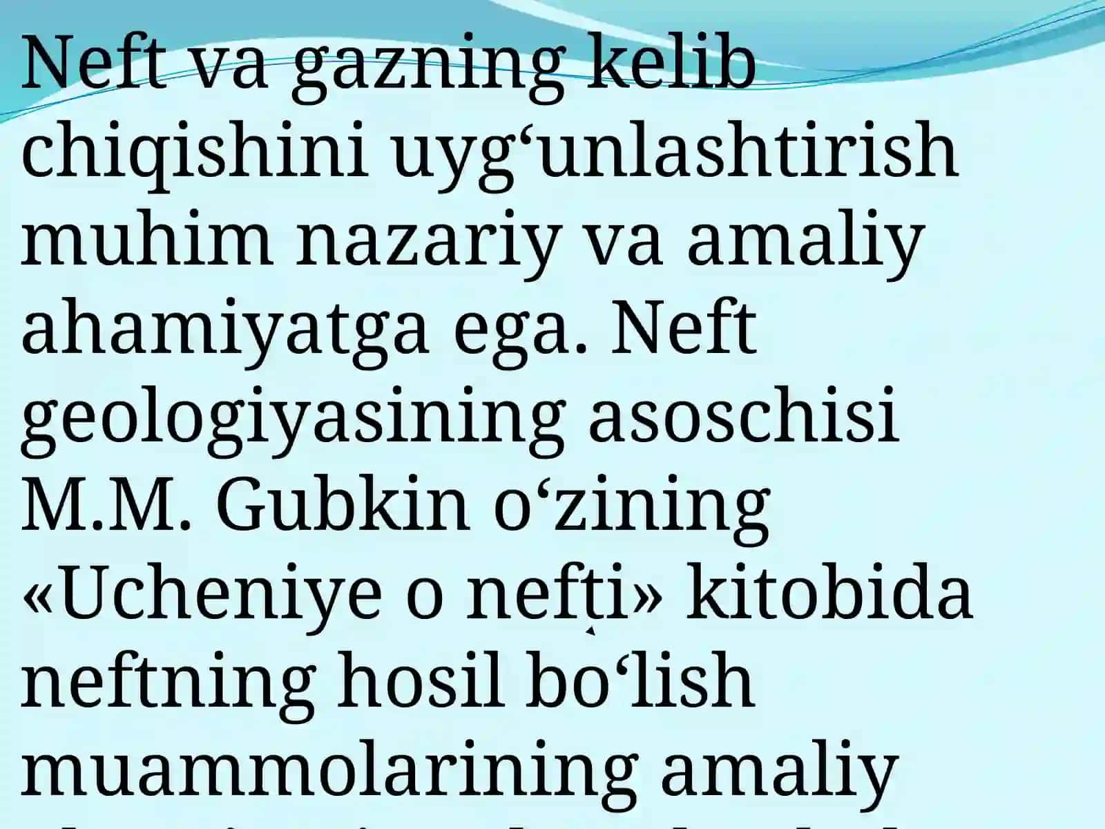 Neft, gaz va qatlam suvlarining fizik-kimyoviy xossalari 4